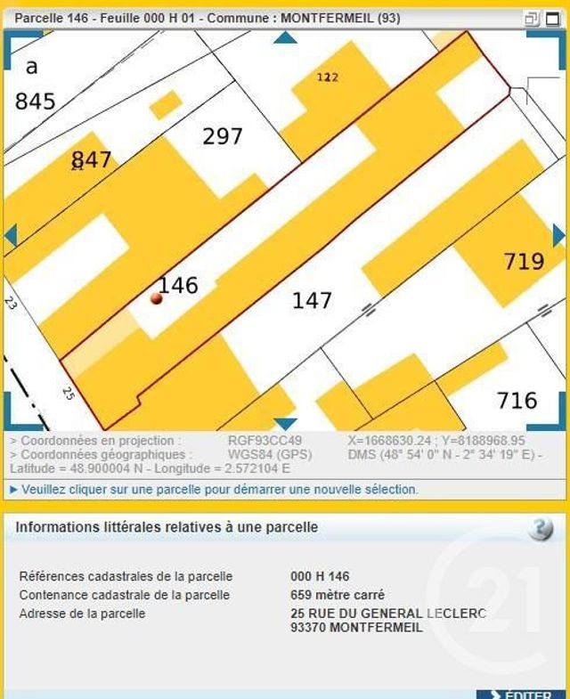  à vendre MONTFERMEIL